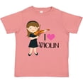 thumbnail image 3 of Inktastic Girls I Heart Violin Girls Toddler T-Shirt, 3 of 5