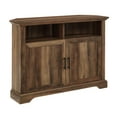 thumbnail image 5 of Walker Edison Two-Door Corner TV Stand for TVs up to 48", Reclaimed Barnwood, 5 of 10