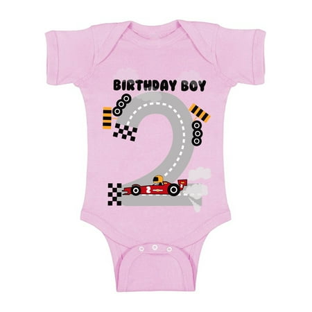 

Awkward Styles Birthday Boy Race Car Baby Bodysuit Short Sleeve 2nd Birthday Party for Baby Boy Birthday Gifts for 2 Year Old Boy Race Car Party Funny Birthday Boy One Piece Top for Baby Boy