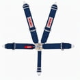 thumbnail image 3 of Simpson 29061BL Blue 5-Point Seat Belt Harness Set, Pull Up, Bolt-In, 3 of 17