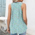 thumbnail image 4 of DeHolifer Womens Tank Tops Sleeveless Crewneck Floral Print Loose Casual Blouse Summer Fashion Tank Tops Multicolor 2XL, 4 of 7
