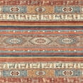 thumbnail image 1 of Ahgly Company Indoor Square Abstract Chestnut Red Abstract Area Rugs, 4' Square, 1 of 6