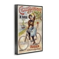thumbnail image 3 of Stupell Industries Vintage Cycles Bonnemain People Painting Black Framed Art Print Wall Art, 12 x 18, 3 of 8