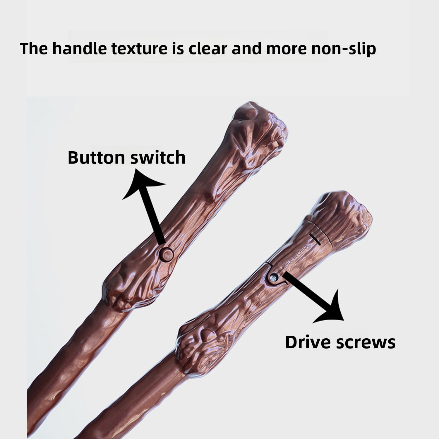 D.FAMMILY Wand Night Light,Emit Light LED Magic Wand With Sound, Halloween Prop