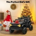 thumbnail image 6 of 12V Ford Bronco Kids Ride on Cars with Remote Control, Battery Powered Ride on Toys with All-Terrain Wheel, Toddler Electric Car with Headlights/Music/Bluetooth for Boys Girls 3-5, Black, 6 of 8