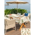 thumbnail image 5 of Outdoor Tablecloth with Umbrella Hole for Patio/Picnic/Party/Camping, Date Coconut Tree Waterproof Table Cloth Rectangle Table Cover Washable, Desert Camels Botanical Tropical Beige (54"x 80"), 5 of 8