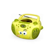 SpongeBob SquarePants Portable CD Player With AM/FM Stereo Radio & Stereo Cassette Player/Recorder