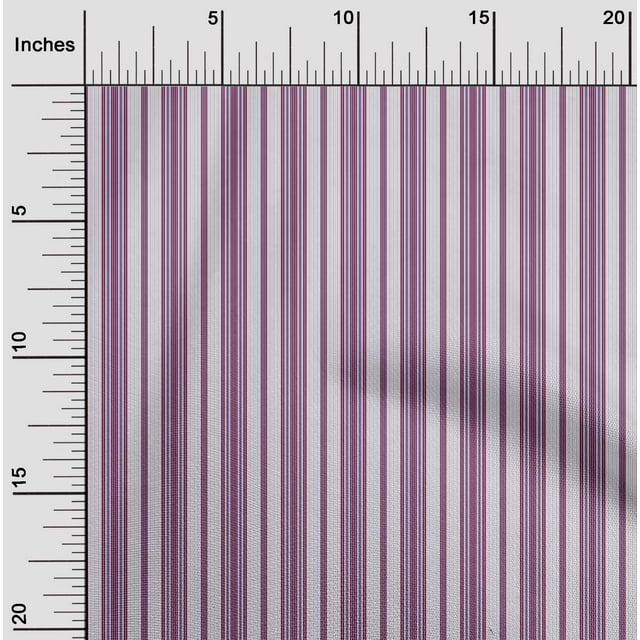oneOone Silk Tabby Fabric Multicolor Stripe Printed Craft Fabric BTY 42 Inch Wide