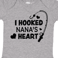 thumbnail image 4 of Inktastic I Hooked Nana's Heart with Fishing Rod Boys or Girls Baby Bodysuit, 4 of 5