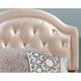 thumbnail image 4 of Hillsdale Furniture Karley Tufted Faux Leather Twin Headboard, Embossed Champagne, 4 of 6