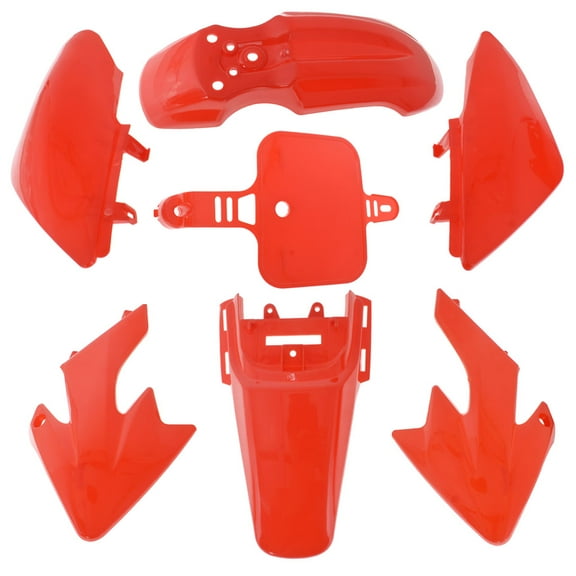 Red Plastic Fender Fairing Kit Fit for Honda XR50 CRF50 SDG SSR 107cc 125cc Dirt Pit Bike