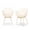 Beige, variant on BPS Resin Dining Chairs Set of 4, Modern Outdoor Patio Furniture Plastic dining chairs, ergonomic back, armrests, weather-resistant for patio, backyard, deck, porch, easy to clean, Grey
