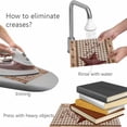 thumbnail image 4 of Placemats Set of 4, Texas Star Vintage Woven Placemat, Linen Place Mats for Kitchen/Dining Tables, Brown Checkered Berry Farmhouse Washable Table Mats for Party, 4 of 8