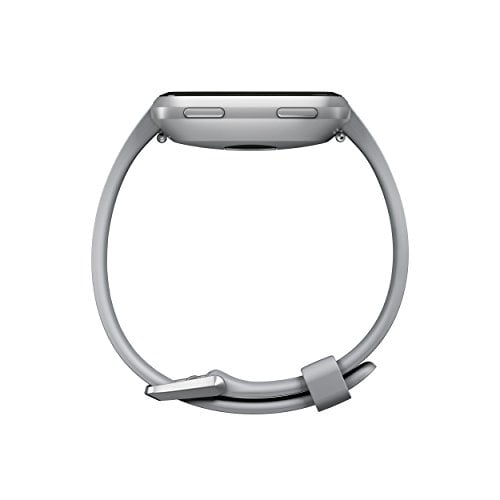 Restored Fitbit Versa (1st Gen) Smartwatch Activity Tracker - Silver/Gray (FB504) (Refurbished)