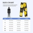 thumbnail image 4 of Kdxio Geometric Pattern with Bee Print Mens Pajama Pants Set Sleep & Lounge Pants, PJ Bottoms with Pockets and Button Fly-Medium, 4 of 6