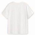 thumbnail image 5 of Women's Vintage Black Cat Moon Graphic T-Shirt Floral Night Sky Casual Crew Neck Short Sleeve Tee, 5 of 11