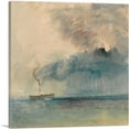 thumbnail image 1 of ARTCANVAS A Paddle-steamer in a Storm Canvas Art Print by J. M. W. Turner - Size: 36" x 36" (0.75" Deep), 1 of 9