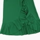 thumbnail image 4 of ALSLIAO Vestidos de dama de honor para mujer, tirantes finos, volantes, vestido de cóctel dividido, verde XL, 4 of 8