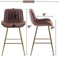 Black Stools Mid Century Modern Barstools Counter Height Stools with