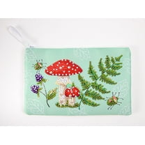 DIAMOND DOTZ® Mushroom Garden Zipper Pouch Diamond Painting Kit