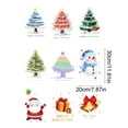 thumbnail image 3 of Christmas Window Clings – 9pcs PVC Holiday Window Decals, Electrostatic Glass Stickers, Reusable No-Glue Decorations for Home & Mall Windows, 3 of 5
