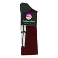 thumbnail image 2 of Wild Paw Over the Calf Socks (Maroon/White/Graphite, Medium), 2 of 2
