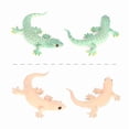 thumbnail image 2 of Set de figuras realistas de reptil de PVC con forma de geco y lagarto, 4 piezas, 2 of 2