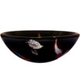thumbnail image 2 of Novatto Fiche Glass Circular Vessel Bathroom Sink, 2 of 7