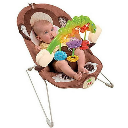 Fisher-Price - Monkeyin; Around Bouncer with Bonus Gift Card