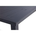 thumbnail image 3 of Belmont Home San Marino 62" Rectangle Aluminum Outdoor Dining Table in Black, 3 of 13