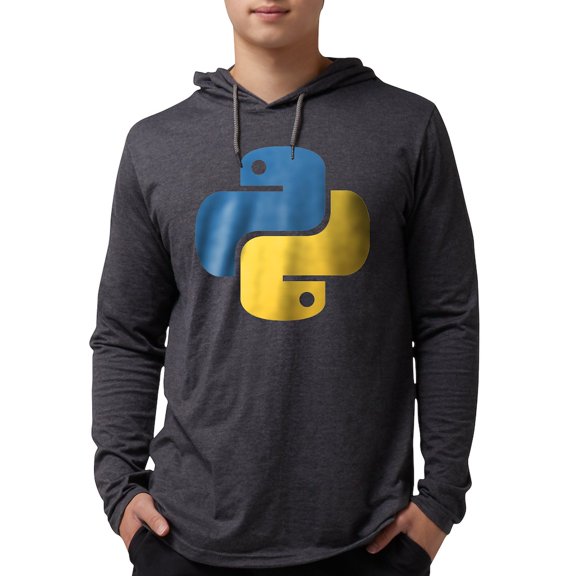 CafePress - Python Long Sleeve T Shirt - Mens Hooded Shirt