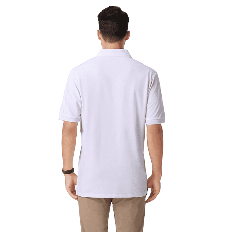 Zfeel Men's Cotton Polo Shirt, Comfortable, Short Sleeve Casual