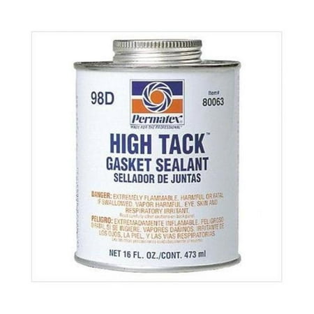 Doors High Tack - Permatex 80062 High Tack Gasket Sealant - 4 oz Brush Top Can