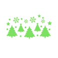 thumbnail image 1 of de Pared Ventana para Fiesta Navidad - Arbol de navidad verde Baoblaze Etiqueta de la pared de la Feliz Navidad, 1 of 7