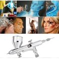 thumbnail image 4 of Airbrush Kit, Dual Action Airbrush Kit 0.2mm/0.3mm/0.5mm Needle Art Spray Gun for Cake/Nail/Model, 4 of 5
