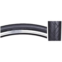 Sunlite Flat Shield Road 27x11/4 Clincher Wire Black/Black Reflective Road Tire