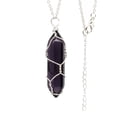 thumbnail image 1 of DPTALR Chakra Crystal Pendant Hexagonal Pointed Natural Quartz Stone For Necklace, 1 of 1