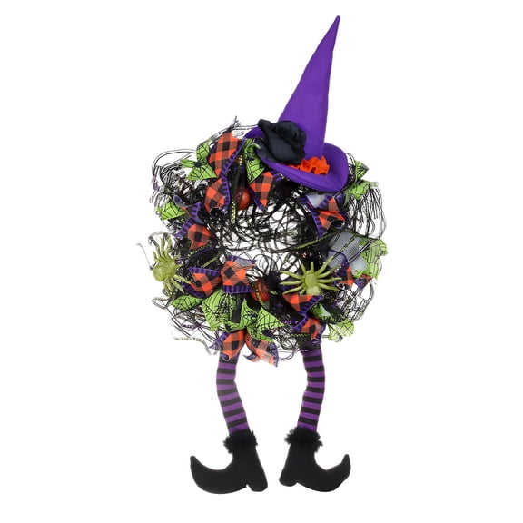 WEGFTDUOP Halloween Decoration Halloween Decoration Wreath Wreath Ornament Party Home Decoration Door Hanging Props Halloween Indoor Outdoor Decoration