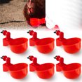 thumbnail image 1 of 6 Uds Taza De Agua Autom谩tica Para Pollos Con Broca Diy Bebedero Para Pollos Granja Bebedero Para Aves De Corral Para Pollos Y P谩jaros Suministros Para Mascotas, 1 of 7