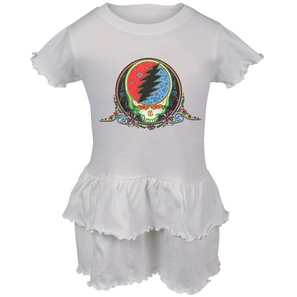 Grateful Dead - Robe Blanche à Volants pour Tout-Petits