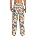 thumbnail image 3 of Goofa Snake Printed Soft Pajama Pants for Men, Wide Leg Comfy Casual Lounge Yoga Pants-Large, 3 of 9
