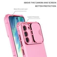 thumbnail image 3 of JTCASES for Samsung Galaxy A14 5G Case, Sliding Camera Cover & Foldable Kickstand Shockproof Corners Anti-fall Rugged Anti-slip PC TPU Heavy Duty Protective Hybitd Shell - Pink, 3 of 12