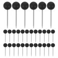 thumbnail image 1 of 100 chinchetas de bola redondas a presión con punta de acero inoxidable para mapas, ideales para oficina, hogar, manualidades y bricolaje (negras)., 1 of 7