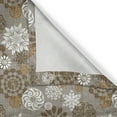 thumbnail image 5 of Ambesonne Floral Grommet Curtain, Ornament Flower Colorful, 50" x 72", Sepia Amber Grey, 5 of 6