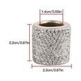 thumbnail image 1 of 2pcs Siège Tête d'Appui Strass Collier Décoration Automobile Tête d'Appui Cristal Anneau Décor, Blanc, 1 of 3