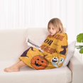 thumbnail image 4 of Halloween Trick or Treat Witchy Elements Blanket Hoodies for Kids 6-13YR Oversize Wearable Blanket Hoodies for Boys Girls Teens, 4 of 7