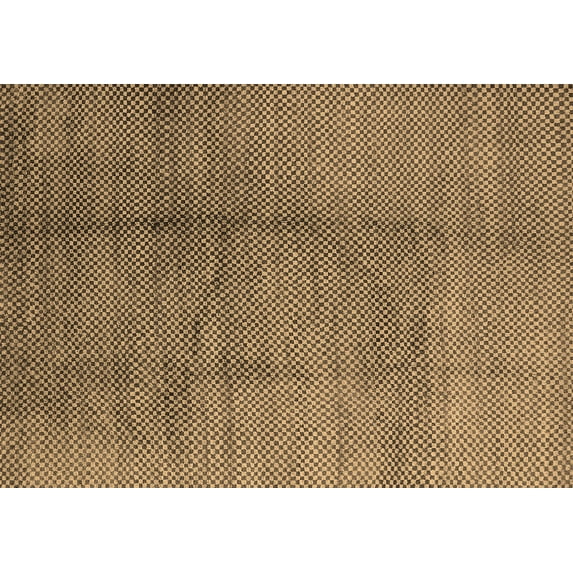 Ahgly Company Indoor Rectangle Solid Brown Modern Area Rugs, 4' x 6'