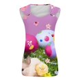 thumbnail image 5 of Puntoco Tops sin mangas para mujer, camisetas sin mangas para mujer, camisetas de verano, blusas holgadas informales sin mangas con cuello redondo, 5 of 5