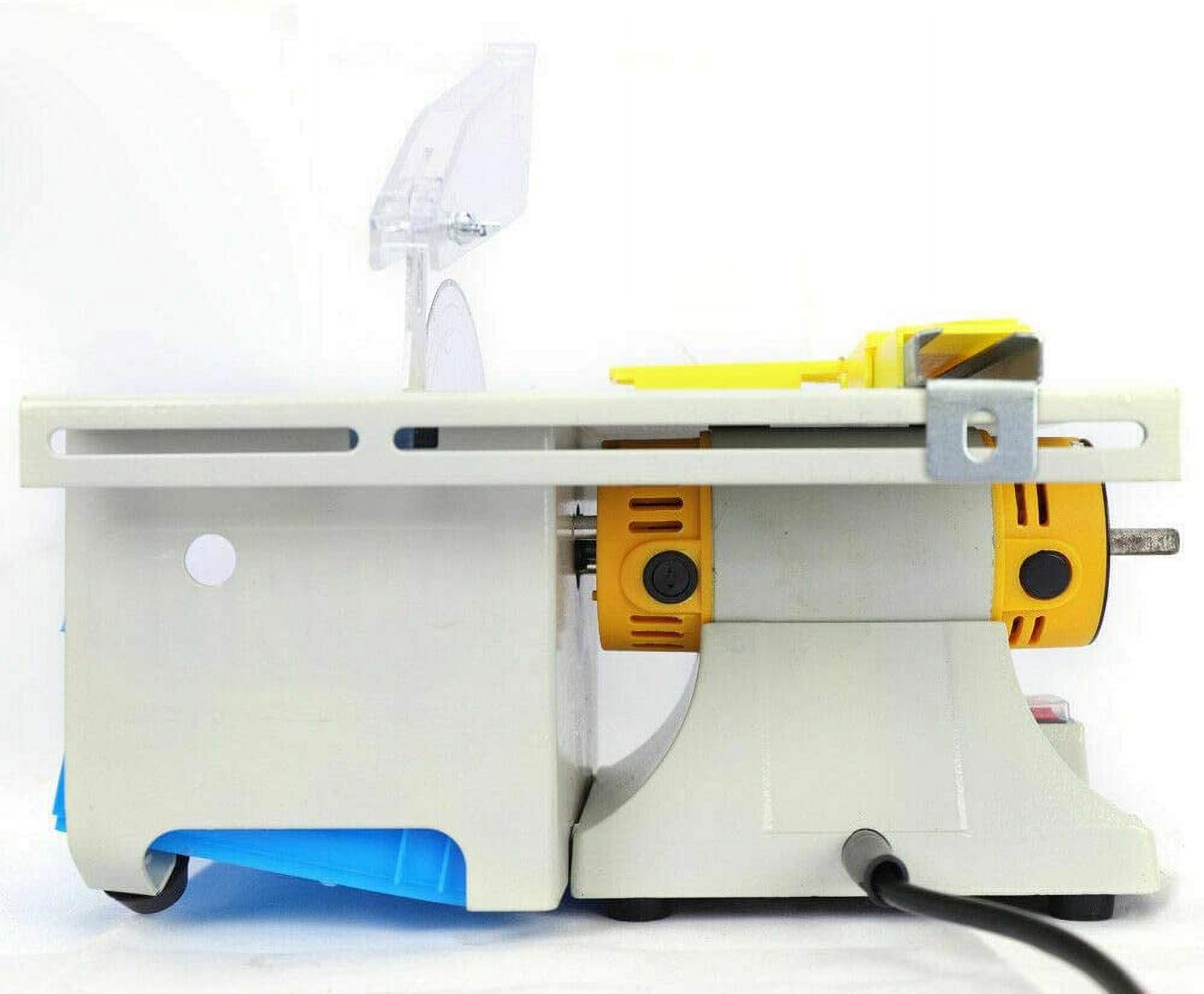 CNCEST Woodworking Table Saw Cutting Polishing Machine 750W Mini  Woodworking Cutting Machine Table Electric Saw Polish Carving Tools 