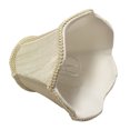thumbnail image 3 of Royal Designs, Inc. Clip on Scalloped Bell Chandelier Lamp Shade Flame Clip Fitter, CSO-1029-5BG-6, 3 x 5 x 4.5, Beige, 6 Pack, 3 of 5